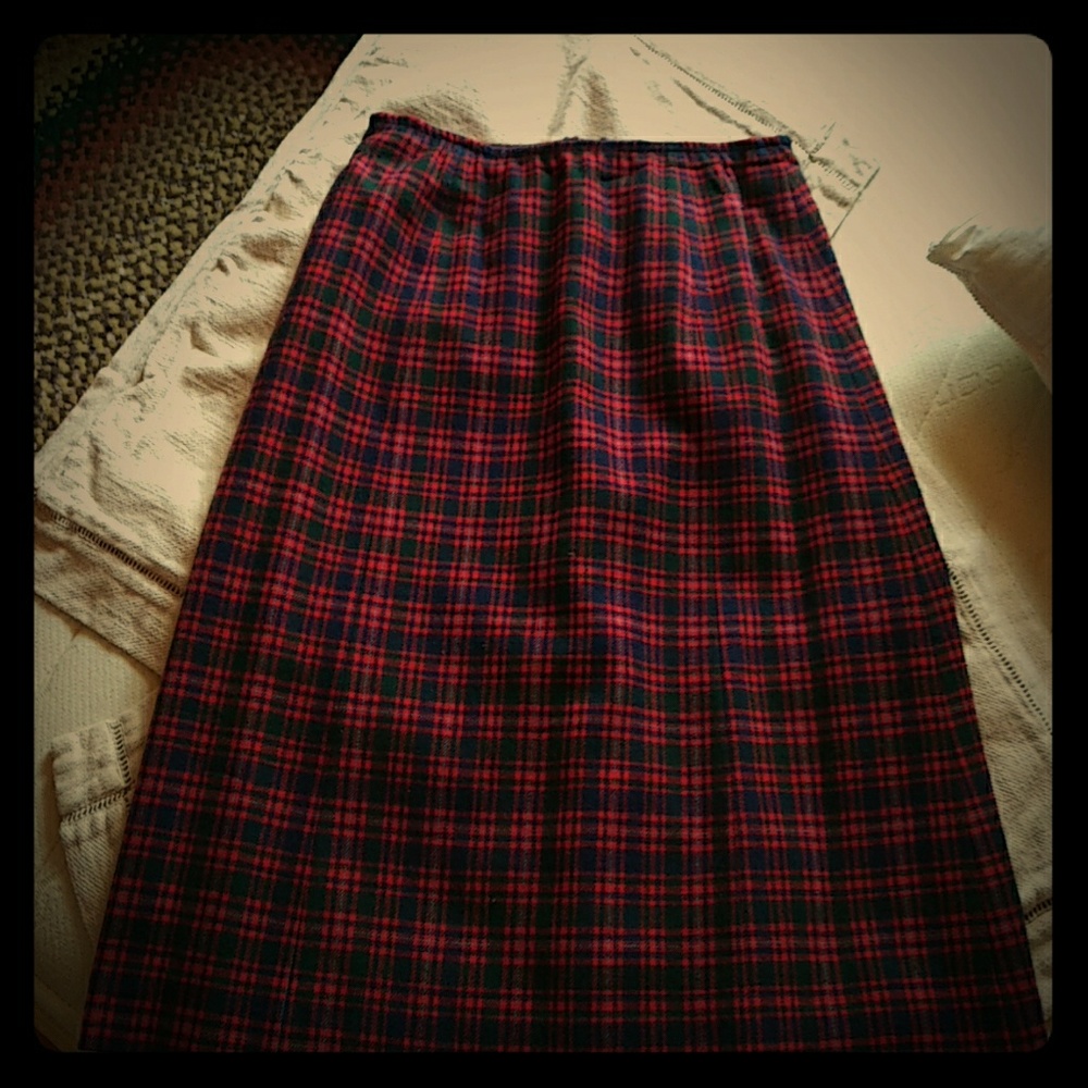 Vintage Pendleton wool skirt